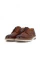 Brown digel english oxford shoe with rubber sole