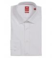 Camicia pure bianca slim fit cotone elasticizzato 