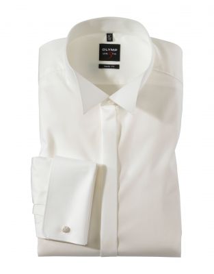 Olymp shirt diplomatic neck body fit with double wrist for twins