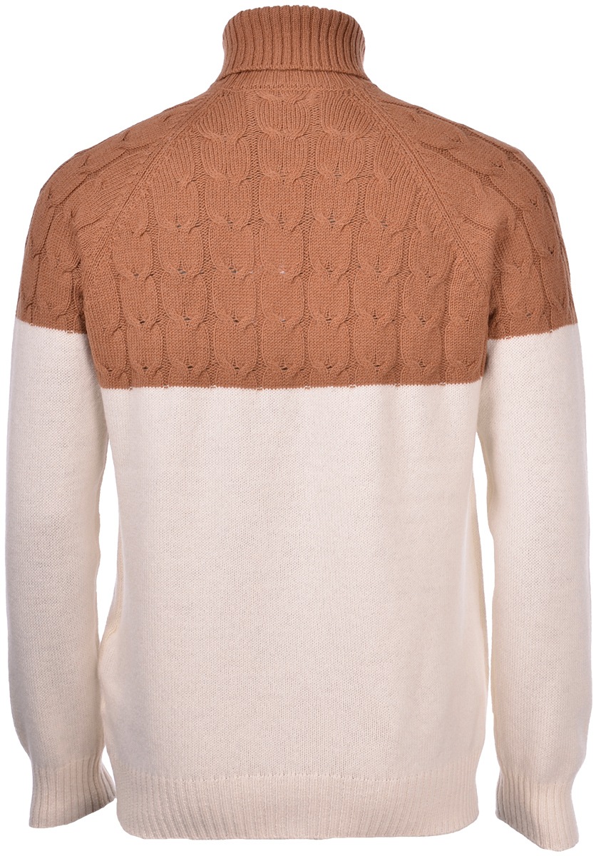 Cable knit turtleneck sweater, Le 31