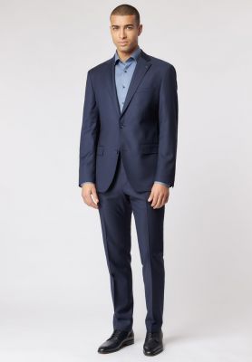 Men's suit Navy Blue Regular Fit Roy Robson - Wool Cerruti Super