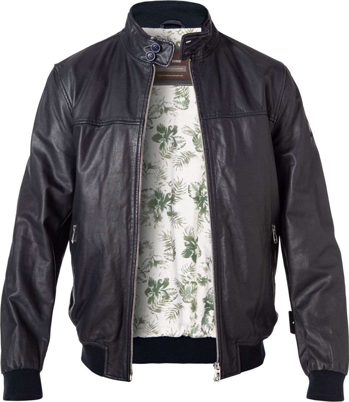 Milestone Lambskin Nappa Leather Jacket in Cognac — Uomo San Francisco |  Luxury European Menswear