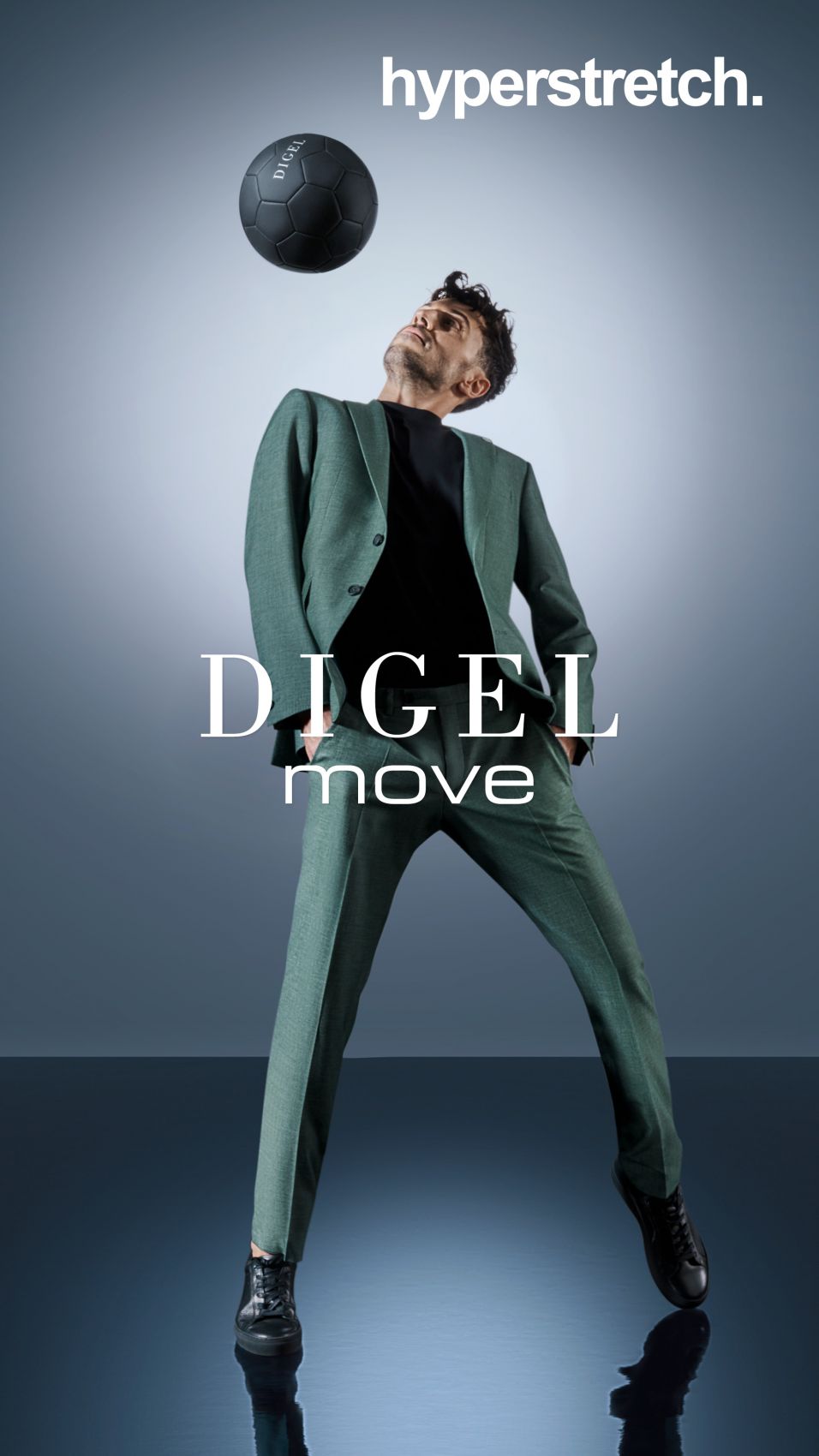 Digel Abito digel verde slim fit hyperstretch