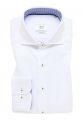 Camicia bianca eterna cotone twill ritorto modern fit interno in contrasto