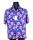 Hawaiian floral patterned ingram shirt with bowling collar 