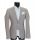 Abito beige gessato digel in lana marzotto extra slim fit