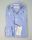 Camicia slim fit pancaldi a righe azzurro cotone stretch