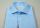 Ingram men's shirt aqua green slim fit in pure linen french neck