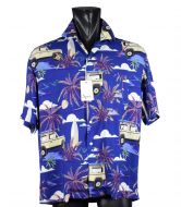 Ingram bowling collar shirt with hawaiian pattern 