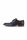 Elegant blue digel derby shoe in real leather