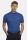 Blue meyer polo shirt with technical performance fabric