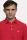 Red meyer polo shirt with technical performance fabric