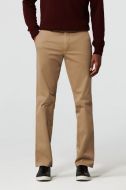 Pantalone color cammello meyer in cotone stretch drop quattro comfort fit