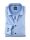 Camicia olymp a quadrettini celeste modern fit con taschino