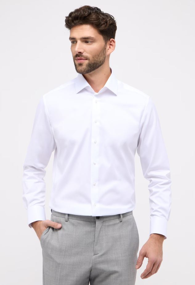 Eterna Camicia bianca eterna modern fit collo classico italiano