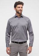 Eterna gray shirt modern fit classic Italian collar