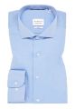 Light blue shirt eterna slim fit french collar cotton cover