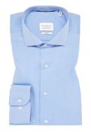 Light blue shirt eterna slim fit french collar cotton cover