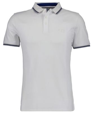 White polo shirt in modern fit ragman performance fabric