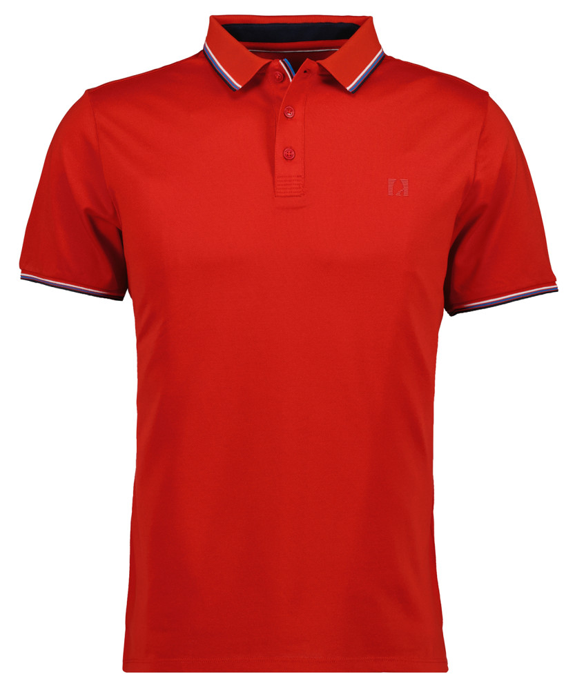 Ragman Polo rossa in tessuto performante ragman modern fit