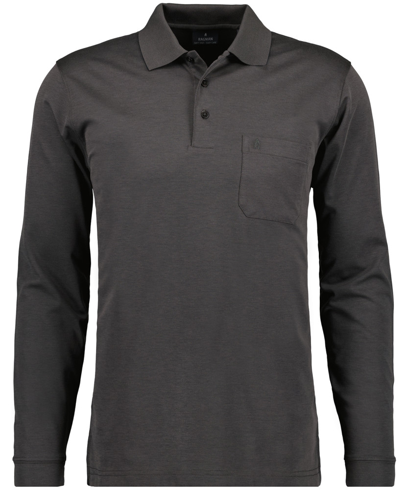 Dark grey polo shirt online