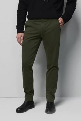 Pantalone regular fit verde cotone bio stretch m5 by meyer