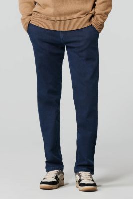 Meyer jeans in dark blue tencel™ denim stone modern fit