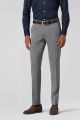 Light grey meyer travel twill trousers modern fit