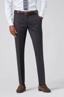 Meyer blue trousers in premium soft twill comfort fit