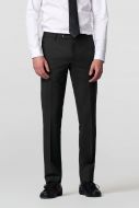 Anthracite grey meyer trousers in premium soft twill comfort fit