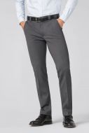 Pantalone meyer grigio medio in premium soft twill comfort fit