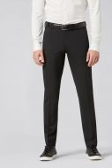 Meyer black regular tropical comfort fit trousers