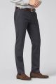 Meyer navy blue regular tropical comfort fit trousers