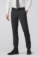 Meyer anthracite grey flax trousers tropical modern fit