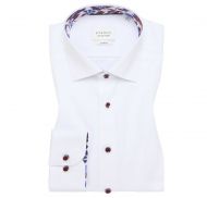 White shirt eterna slim fit cotton cover