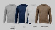 Crewneck sweater manuel garcia wool blend