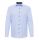 Camicia eterna a righe azzurro modern fit in cotone twill 