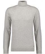 Maglione a dolcevita grigio chiaro ragman in cotone e cashmere modern fit 