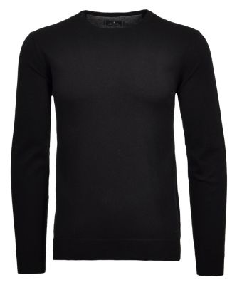 Modern fit ragman crewneck sweater in cotton and cashmere 