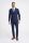 Blue slim-fit double-breasted suit cavani stretch wool