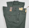 Green sea barrier stretch cotton trousers 