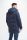 Blue cavani hooded down jacket parka