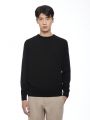 Lorenzoni crewneck extrafine merino wool zegna baruffa triple thread