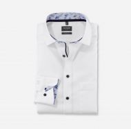 Camicia bianca olymp modern fit con taschino