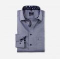 Light blue olymp modern fit shirt with pocket