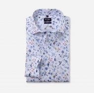 Camicia olymp in cotone stampato modern fit