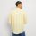 Yellow olymp shirt in pure linen regular fit with breast pocket