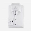 Camicia olymp bianca dynamic flex jersey slim fit