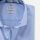 Camicia olymp celeste in cotone stretch operato slim fit