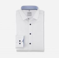 Camicia olymp bianca climate control jersey slim fit